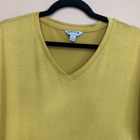 Orvis Dolman Sleeve V-Neck Knit Tunic Top - Picture 2 of 4